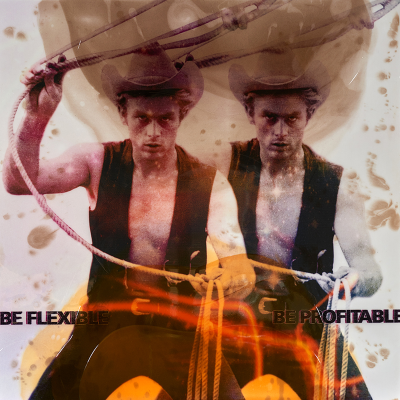 Be flexible, 130 x 130 cm